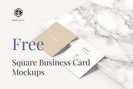 Square business card mockup psd. Free Square Business Card Mockup Creativetacos
