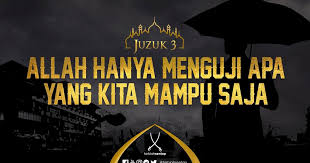 Aku bersyukur dengan setiap kali diuji. Juzuk 3 Allah Hanya Menguji Apa Yang Kita Mampu Sahaja Tarbiah Sentap