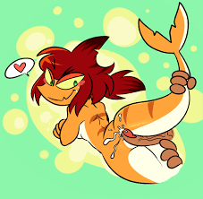 Lewdloaf OC - Explicit Shark Art