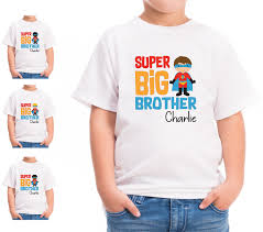 Vind fantastische aanbiedingen voor big brother shirt. Personalised Super Hero Big Brother T Shirt Boys Mask Tshirt Lockdown Kids Top Absolutely Top
