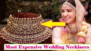 8 Most Expensive Wedding Necklaces Of Bollywood Divas Anushka Sharma Wedding Expenses Necklace Types Wedding Jewelry