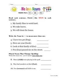 A common noun names any person, place, thing or idea. We Love Nouns Worksheet Nouns Worksheet Nouns Common Nouns