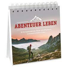 Das ganze leben ist voller abenteuer. Abenteuer Leben Aufstellbuch Buch Spiralbindung