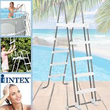 Intex Sicherheitsleiter Leiter 122 132 Pool Schwimmbad Easy Frame Poolleiter Ebay