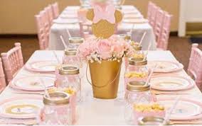 Pink And Gold Minnie Mouse Party Ideas Minnie Mouse Birthday Party Decorations Minnie Mouse Birthday Theme Minnie Party