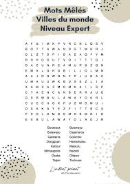 Apprendrealire.net mots fléchés à imprimer. Grilles De Mots Meles A Imprimer Niveau Facile Expert