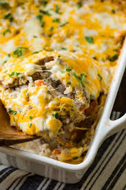 Cheesy Ground Beef And Rice Casserole Oh Sweet Basil Recipe Beef And Rice Easy Casserole Ground Beef Casserole