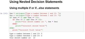 Just like an if statement, we can add an else if or elif statement in python to test out more expressions in order to optimize the code and increase the efficiency of our code. Using Nested Decision Statements In Python Dummies