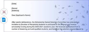 Congratulations name of the scholar, you are the recipient of the mention the current year scholarship. Templates For Scholarship Award Letters Rejection Letters
