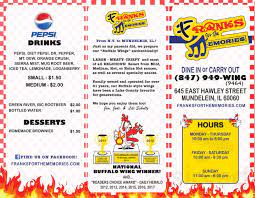 Franks for the memories is located in mundelein city of illinois state. Franks For The Memories Menu In Mundelein Illinois Usa