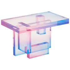 Crystal Series Console Table 04 In Acrylic In 2020 Acrylic Furniture Transparent Surfaces Minimalist Tables