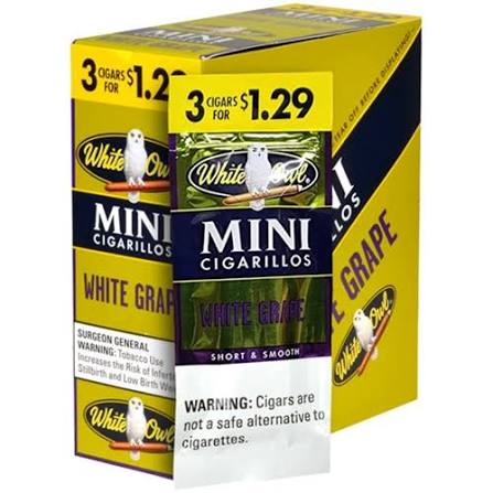 mini cigarillos white grape