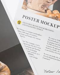 Download Two Posters Mockup In Stationery Mockups On Yellow Images Object Mockups