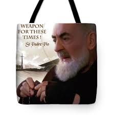 Padre Pio On The Rosary Acrylic Print by Samuel Epperly