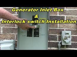 With the reliance 30 amp power inlet box and the interlock safety slide. Generator Interlock Switch And Power Inlet Box Installation Youtube In 2021 Power Inlet Power Inlets Interlock