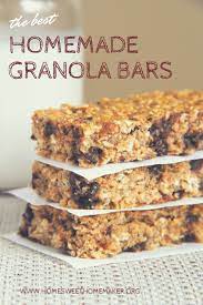 The Best Homemade Granola Bars Ever Homesweethomemaker Homemade Granola Bars Homemade Granola Bars Healthy Granola Healthy