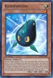 He can negate the attack of any attacking monster on the field when he is in your hand, however it is then sent to the graveyard. All Kuri Cards Duel Amino