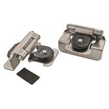 Save on cabinet hinges at factory direct hardware. Amerock Satin Nickel 1 2 In Overlay Double Demountable Cabinet Hinge 2 Pack Bpr8704g10 The Home Depot