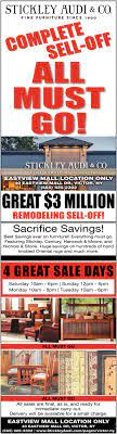 To shop the santa fe sofa, visit stickley.com. All Must Go Stickley Audi And Co Victor Ny