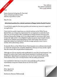 Check out these cover letter examples for ideas on how to start your perfect cover letter! Dental Assistant Cover Letter Sample Myjobsearch Com