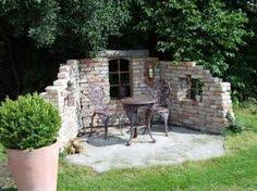 Rustikale Sitzecke Sitzecken Garten Garten Gartenmauern