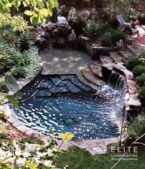 Elite Landscaping Residential Pools Backyard Backyard Pool Small Pool Design