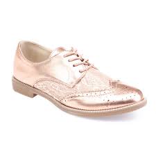André west camel boots femme shop. Derbies Dore Rose Avec Ornement Dentelle Femme Pas Cher La Modeuse