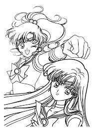 Explore 623989 free printable coloring pages for your kids and adults. Sailor Moon Coloring Pages Jupiter And Mars Coloring4free Coloring4free Com