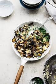 Yotam Ottolenghi S Bulgur With Mushrooms And Feta You Magazine Yotam Ottolenghi Recipes Ottolenghi Recipes Bulgur Recipes