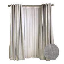 Extra Wide Light Grey Curtains 105 Inches Wide 105 X 96 In 2021 Curtains Luxury Curtains Grey Curtains