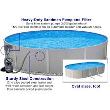 Flow rate, measured in gallons per minute (gpm) and head, measured by feet of resistance or feet of head. to properly determine the best above ground pool. Galaxy Steel Above Ground Swimming Pool Kit