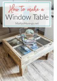 Turn a headboard, coffee table,. How To Make A Window Table For The Rustic Look