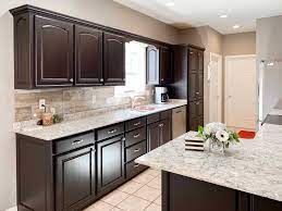 For the modern kitchen wall colors with dark cabinets that boasts clean lines and deeper tones, produce a statement with black shades. Best Kitchen Paint Colors With Brown Cabinets Novocom Top