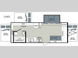Trailer hitch rv sales 215 n. Floor Plan Dutchman Aerolite 224es Best Travel Trailers Toy Haulers For Sale Floor Plans