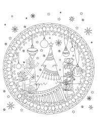 Christmas mandala coloring pages are a fun way for kids of all ages to develop creativity, focus, motor skills and color recognition. Christmas Coloring Page Stock Illustration Illustration Of Mandala 129452510