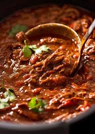 Slow Cooker Shredded Beef Chili In 2020 Chili Con Carne Con Carne Rezeptideen