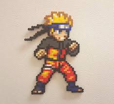 Naruto Uzumaki Perler Headband Manga Cosplay Hokage Nine Tails Perler Bead Art Naruto Gifts Ninjutsu Perler Beads Dessin Anime 80 Dessin Anime Dessin