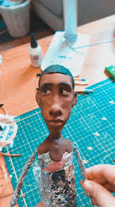 Part 1/2 making a new guy out of Fimo 🛹 Part 3 of my hiker is in progress,  just waiting for some materials to arrive for his backpack , If you would  like to know the materials I use its a mixture of ...