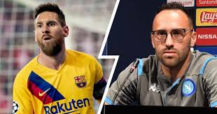 David ospina ramírez (born 31 august 1988) is a colombian professional footballer who plays as a goalkeeper for serie a club napoli and the colombia national team. Napoli S Goalkeeper Ospina Explains What It Takes To Stop Messi After Facing Leo Many Times