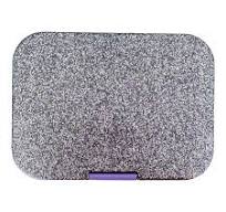 ‫קופסת אוכל מאנץ' בוקס עם נצנצים Sparkle Purple (Midi5 artwork tray)‬‎
