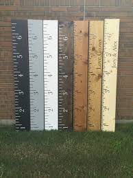Custom Personalized Wooden Growth Chart Ruler Custom Growth