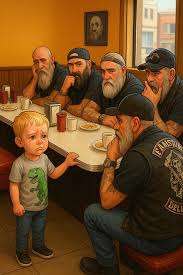 Amazing - Little Boy Walked Up to Our Table of Bikers and... | Facebook