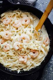 Creamy Prawn Scampi Pasta Step By Step Video Scampi Pasta Easy Pasta Recipes Pasta Recipes