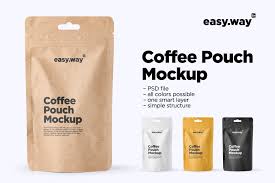 The biggest source of free photorealistic bag mockups online! Pouch Mockup Creative Photoshop Templates Creative Market