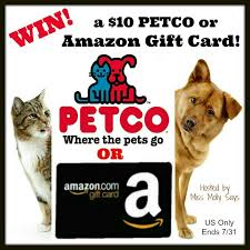 Maybe you would like to learn more about one of these? Win A 10 Petco Or Amazon Gift Card In Our Summer Vibes Giveaway Hop Us Only Ends 7 31 Miss Molly Says