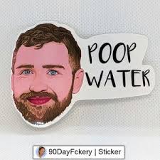 Paul Pol Poop Water 90 Day Vinyl Sticker
