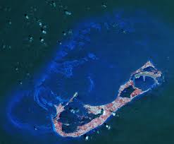 The nearest landmass to bermuda is cape hatteras, north carolina which is around 640 miles. Geography From Space Question 8 National Air And Space Museum