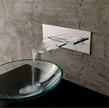 Check out our wall sink faucet selection for the very best in unique or custom, handmade pieces from our shops. Yanksmart Single Handle Waterfall Wall Mount Bathroom Sink Faucet Nickel Brushed Y012 Touch On Bathroom Sink Faucets Amazon Com