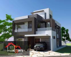 10 Marla Contempoary House Design Architecture 3d Front Elevation 2 Architecture House Facade Design Facade House
