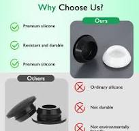 Amazon.com: EASYEAH 4PCS Rubber Plugs for Round Holes - 1-5 ...